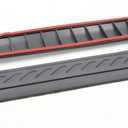 2Pcs Black Rubber Adhesive Front Rear Bumper Guard Protector for Auto Car (id: 22d 18f 185 67a 7ea