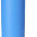Candy Tumbler, 25 oz Kids Insulated Stainless Steel Water Bottle with Spill Resistant Silicone-Metal Straw and 2-in-1 Lid, BPA-Free, Cup Holder Friendly, Dishwasher Safe, Ocean Blue