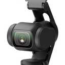 AMAZEAR LED Light for DJI OSMO Pocket 3 Accessories, Auto-Follow Gimbal Selfie Vlog Video Auxiliary Fill Lighting, CRI95, 3-Color Temp 2500-9000K Brightness Adjustable, 2W USB-C (Black)