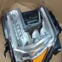 GMC Sierra Denali Ultimate 1500 Headlight Assembly 2019-2021 LED Projector HeadLamp with LED DRL Turn Signal Light Chrome Clear Lens Right Passenger Side 85535170 GM2503496