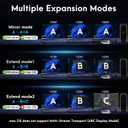 USB C to 3 HDMI Adapter with PD 100W, 4K@60Hz HDMI Splitter Extended Display 1 in 3 Out for Multi-Monitors, Compatible with Laptop,PC,USB-C Graphics Card - MACOS Not Support MST