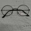 Spooktacular Creations Halloween Wizard Glasses, Old Men Round Wire Costume Glasses Accessory for Men Women Halloween Dress Up, Halloween Costume Prop (Black)