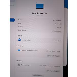 Apple 2026 MacBook Air 13-inch Laptop with M5 chip: Built for AI, 13.6-inch Liquid Retina Display, 16GB Unified Memory, 512GB SSD, 12MP Center Stage Camera, Touch ID, Wi-Fi 7; Silver