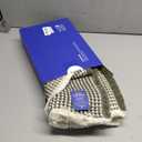 MIULEE Set of 2 Waffle Bathroom Rugs, Boho Bath Rugs Non Slip Washable, Super Absorbent Bath Mats, Ultra Soft Rubber Backed Shower Mats for Bathroom Floor, Tub, Green & Cream, 17"x24"+18"x30"