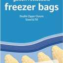 Amazon Basics Reclosable Freezer Gallon Bags, BPA Free, 90 Count (Previously Solimo)