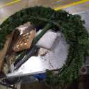 3 FT Eid Ramadan Moon Tree, Lighted Crescent Artificial Tree with LED Star String, Islamic Decoration for Garden, Indoor, Home, Party Decor(Green)