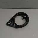 Kryptonite KryptoFlex Bike Lock Cable, 2FT/6FT/10FT Long 12mm Thick Heavy Duty Braided Steel Cable Anti-Theft Security Lock for Outdoor Equipment, Combination/Key Bike Lock