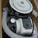 INTEX 925 GPH Krystal Clear Sand Filter Pump for Above Ground Pools, Swimming Pool Pump with Automatic Timer - Improved Circulation, Filtration, & Clarity