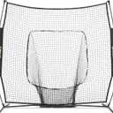 SKLZ Portable Baseball & Softball Hitting Net - Train Anywhere, Anytime | Durable & Easy Setup Skill Levels | Boosts Accuracy & Power | Ideal for Practice & Drills. (7 X 7 Feet)
