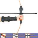 40" Youth Bow and Arrow Set for Kids 8-12 & Teens - Ambidextrous Recurve Archery Gear with Safety Arrows - Toys for Ages 8-13, Backyard Games Gift for Beginner Archers