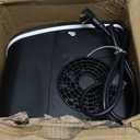 Antarctic Star Countertop Ice Maker Machine, 8 Ice Cubes in 6 mins, 26lb/Day Ice with 2 Sizes- Portable Mini, Energy Saving & Basket/Scoop for Home/Party/Travel/Camping/Bar, Dark Black