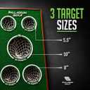 Palladium Golf Chipping Game Board - Solid Wood Golf Game Cornhole Set