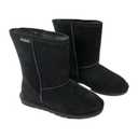 BearPaw Unisex Black Boots,  Size 8