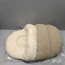 Cat Bed - Pet Slipper Cave Bed for Indoor Cats and Small Dogs, Self Warming, Cozy & Soft Plush, Anti-Slip & Durable, Washable for Kittens and Puppies Under 15 lbs (24"x16", M, Light Brown)