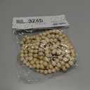 One Holiday Way 9-Foot Long Rustic Natural Beige Wood Bead Garland Christmas Tree Decoration - Decorative Vintage Style Wooden Beads - Fall Everyday Shabby Chic Wedding Country Farmhouse Home Decor