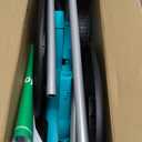 Portable Garden Hose Reel Cart, Hold Up to 75-100 Ft of 5/8 Inch Hose,Garden Water Pipe Holders Mobile Tools with 2 Wheels for Outside Hose Storage (Blue)