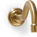 SITGES Antique Wall Faucet,Two Handle Bathroom Sink Wall Mount Faucet with Rough in Valve Included,Gold Brushed