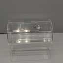 Acrylic Raffle Drum, Clear Raffle Ticket Drum Spinner Cage, Transparent Raffle Ticket Box for Lottery Games, Bingo, Raffle Balls