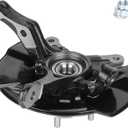 Front Right Steering Knuckle & Wheel Bearing Hub Assembly for Honda Civic 2012 1.5L 1.8L L4, LK097, 51216-TR3-Y00, 51216-TR0-A00, Passenger Side