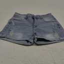 KISSMODA Denim Shorts Women Trendy Button Summer Cut Off Short Womens Jean Shorts High Waisted Denim Hot Ripped Shorts (Medium, A-light Blue)