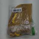 Nylon Crossbody Bags for Women, Trendy Medium Crescent Bag, Lightweight Woman Over Shoulder Purse with Zipper (Yellow)