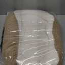 Love's cabin Round Donut Cat and Dog Cushion Bed, 25in Pet Bed for Small or Medium Dogs, Anti-Slip & Water-Resistant Bottom, Soft Durable Fabric Pet Beds, Washable Calming Cat Bed Camel Stripe (25.0"L x 25.0"W x 8.0"Th)