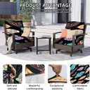 8Pcs Outdoor Cushion Covers, Elastic Patio Cushion Covers