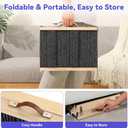 2026 Upgraded Dog Ramp for Couch, Foldable Small Dog Ramp for Sofa, 4 Adjustable Height from 13'' to 21", Portable Stable Pet Steps with Non-Slip Pad, Pet Ramps Use for Sofa Couch Stairs