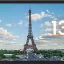 upsimples 13.5x40 Picture Frame, Display Pictures 10x30 with Mat or 13.5 x 40 Without, Wall Hanging Panoramic Frames, Black, 1 Pack