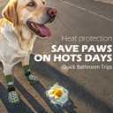 EXPAWLORER Anti Slip Dog Socks to Prevent Licking Paws, Shoes for Hot Pavement, Dog Booties for Small Medium Large Senior Dogs, Traction Control Boots & Paw Protectors for Hardwood Floors ArmyGreen