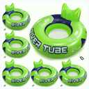 53" Adult Heavy Duty River Tube Float Holds 300lb, Green, 2 Pcs