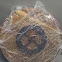 Extra Large Round Ottoman Coffee Table Tray, 22" Big Kitchen Serving Trays for Huge Ottoman Counter Giant Decorative Organizer, Huge Wood Serveware Tray with Built-in Handle for Big Job