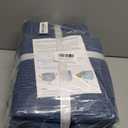 UBBCARE Set of 4 Storage Basket-11 X 10.5 X 10.5 In, Cotton Rope Basket for Shelves, Toys, Book, Cube Storage Bins with Handles, Woven Storage Basket for Organizing, Navy Blue