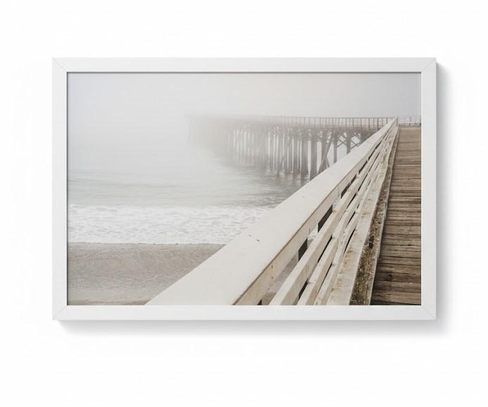 25"/17" San Simeon Warf Sf Framed