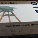 Lalo The Chair Convertible 3-in-1 High Chair for Babies & Toddlers, Dishwasher Safe Tray, Adjustable Footrest, Sage