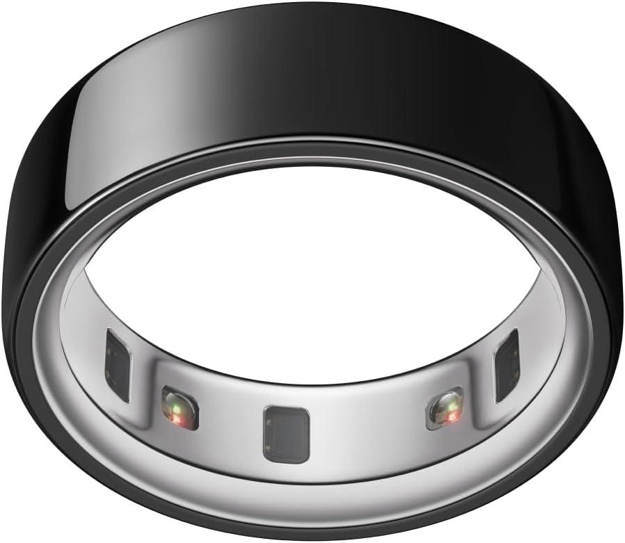 Oura Ring 4 - Black - Size 11 - Sleep, Activity, Womens Health, AI Advisor, Up to 8 Days of Battery Life, Size Before You Buy, Android & iOS Compatible