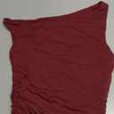 ForeFair Womens Off Shoulder Tops Sleeveless Going Out Crop Tank Tops Slim Fitted Shirts Summer Outfits Y2K Cute Tops (X-Small, Burgundy)