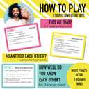 University Games, The Ultimate Couples Quiz, Test Your Compatibility and Love with Fun and Competitive Conversation Cards!