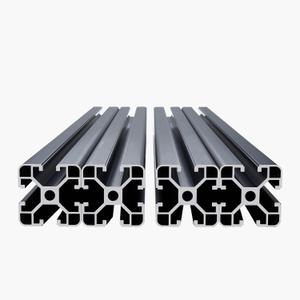 VEVOR 4PCS 23.6 in (600 mm) T Slot 4040 Aluminum Extrusion Profile, European Standard Anodized Linear Rail, High-Strength Extruded Aluminum Rail for 3D Printer, CNC Machine DIY, Laser Engraving, Black VEVOR 4PCS 23.6 in (600 mm) T Slot 4040 Aluminum Extrusion Profile, European Standard Anodized Linear Rail, High-Strength Extruded Aluminum Rail for 3D Printer, CNC Machine DIY, Laser Engraving, Black