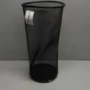 Mind Reader Umbrella Stand, 10.25"L x 10.25"W x 19.5"H, Black
