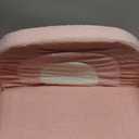 Extra Wide Kids Couch, 2-in-1 Soft Toddler Couch with Blanket, Comfy Toddler Chair, Convertible Sofa with Cute Rainbow Design, Pink