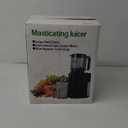 Cold Press Juicer, 5.5inch Wide Feed Chute Juicer Machine, Slow Masticating Juicer for Whole Vegetables & Fruits, Black
