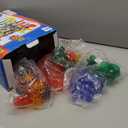 JOYIN 207 Pcs Glowing Marble Run, Construction Building Blocks Toys with 5 Glow in The Dark, STEM Toy for Boys and Girls, Educational Toy, Birthday Gifts, Easter Basket Stuffers