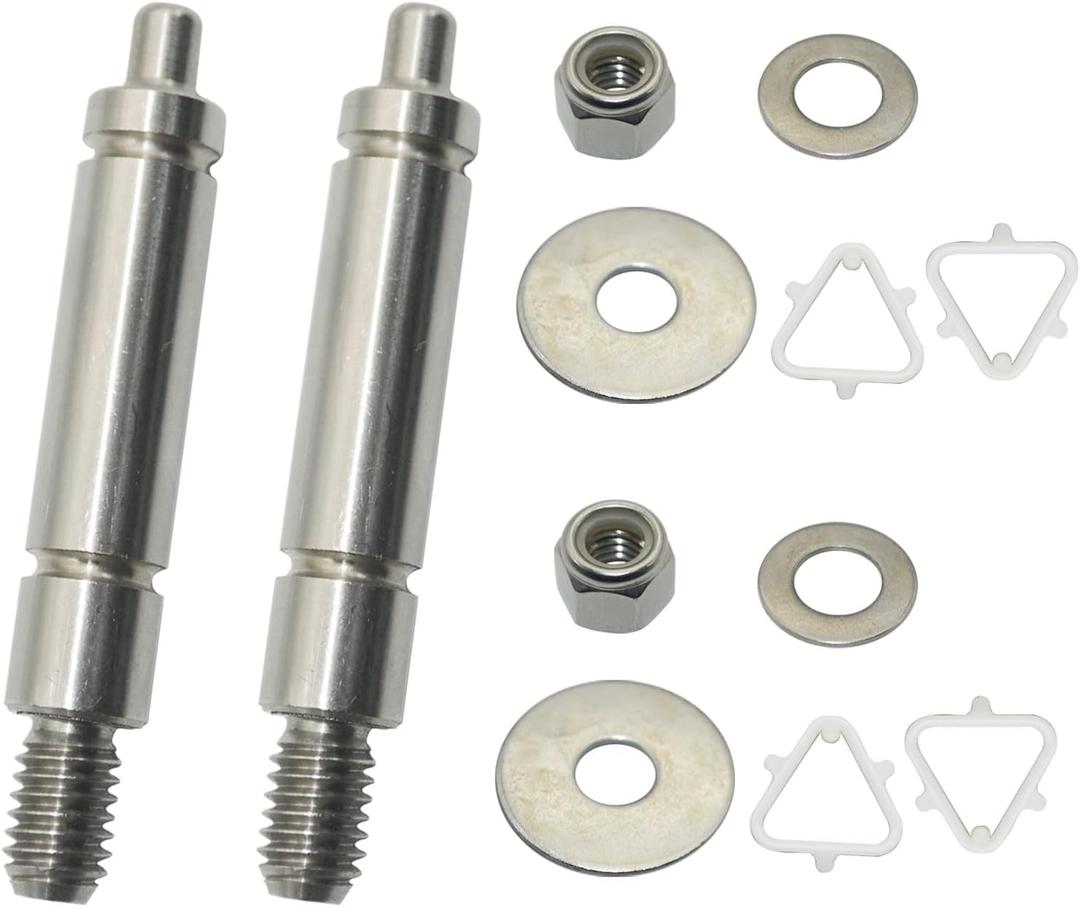 W10359269 Dryer Drum Shaft for Right Side, Replaces for AP6020386, 1878660, 339489, with W11236646 Washer and W10512946 Tri-Ring Retainers, 2 Sets