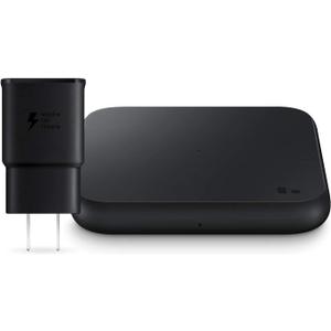 SAMSUNG Wireless Charger Fast Charge Pad (2021), Universally Compatible with Qi Enabled Phones (US Version), Black, 9W
