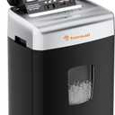 Bonsaii Office Paper Shredder, 110-Sheet Autofeed Heavy Duty Paper Shredder, 30 Minutes Micro Cut Home Office Shredders with 4 Casters, P-4 Security Level&6.1 Gallon Large Bin (C233-B)