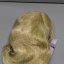 Short Blonde Vintage Curly Wigs for Women 60s Costume Beehive Wig with Bangs Retro Wigs for Cosplay Party Halloween Use