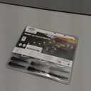 inkgear 6 Pack Solar Ground Lights Outdoor, 8 LED Mini Flat Solar Disc Lights, IP65 Waterproof Pathway Lights Solar Powered, Landscape Lighting for Garden Walkway Driveway Yard Lawn,Cool White