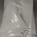 FMFUNCTEX 100% White Blackout Curtains for Bedroom, White Weave Textured Curtains 90 Inches Long Thermal Insulated Curtain for Living Room, Black Out Drapery Grommet Room Darkening 2 Panels