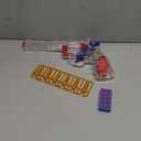 Clear Housing Toy Revolver Foam Blaster with Elite Soft Foam Darts for Nerf Guns Toys Gun Set for Kids Ages 5 6 7 8 Large